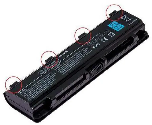 Main image of 10.8V 48Wh 6-Cell Li-ion Battery for Toshiba Satellite C840 C845 C850 C855 C870 C875 L850 L855 Replaces PA5025-1BRS PABAS261 PA5024U-1BRS PA5026U-1BRS PA5023U-1BRS