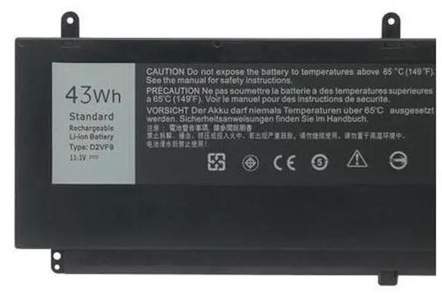 Main image of 43Wh D2VF9 battery for dell Inspiron 15 7547 7548 14-5459