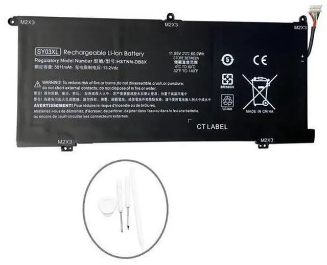 Main image of 60.9WH SY03XL battery for HP CHROMBook 15-DE 14-DA