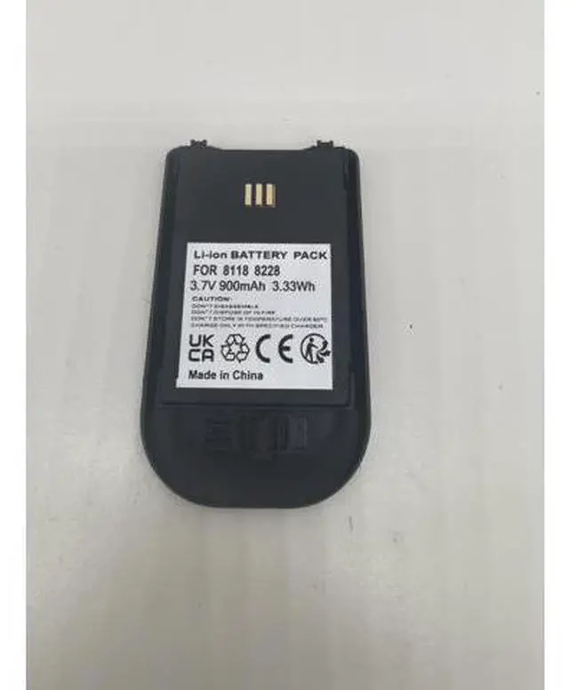Main image of New 900mAh 3.7V Li-ion Battery for Ascom 9D62 D62 i62 DH4-ACAB, Alcatel 8118 8128, Unify WL3 Replaces 660190 660217 3BN78404AA Includes Rear Cap 12-Month Warranty