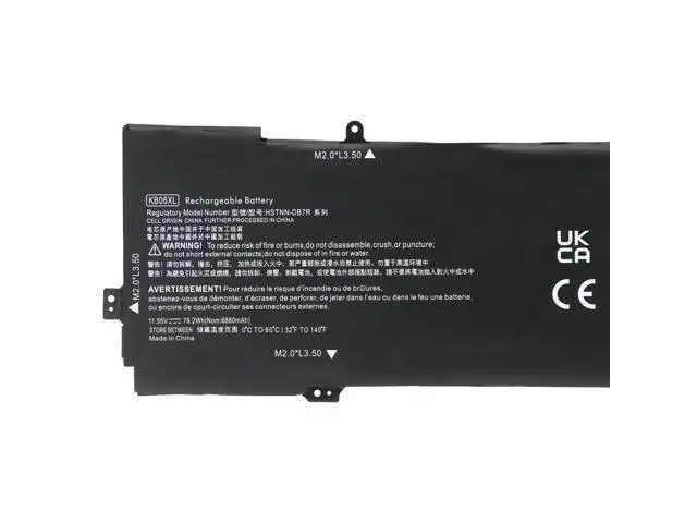 Alt view image 2 of 4 - 79.2Wh KB06XL for HP Spectre X360 15 15-Bl012DX 15-BL0XX TPN-Q179
