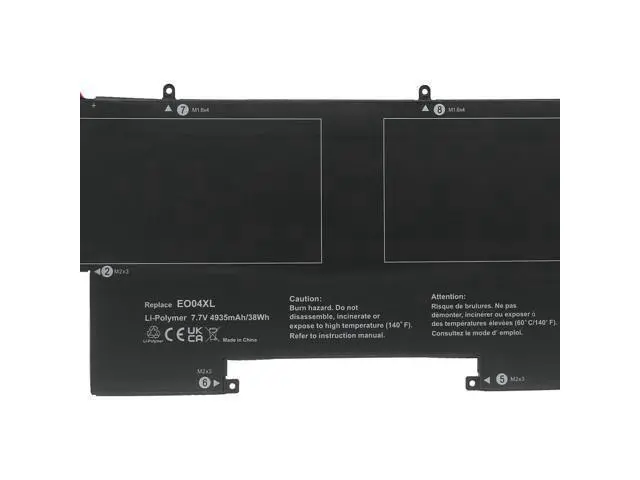 Alt view image 6 of 7 - 38Wh EO04XL battery for HP EliteBook Folio G1 P4P84PT