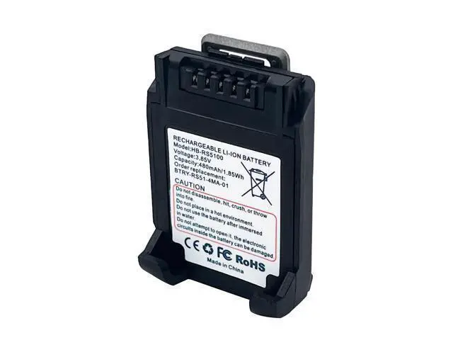 Alt view image 2 of 3 - New BT-000397 480mAh 3.85V Li-ion Battery for Zebra RS51 RS5100 RS6100 Replaces BTRY-RS51-4MA-01 BTRY-RS51-7MA-01 PowerPrecision+ Grade A Cells 12-Month Warranty