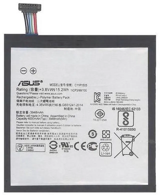 Main image of 15.2WH C11P1505 battery for Asus ENPAD 8.0 Z380C Z380KL