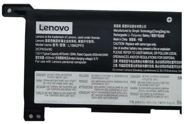 Main image of 34WH L19M3PG1 battery for Lenovo IdeaPad Slim 1-11AST-05