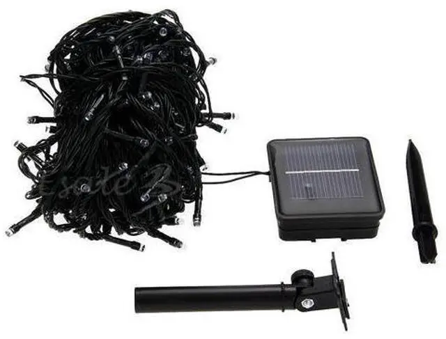 Main image of Solar Power 200 LED Light String Fairy Xmas Garden Party Green Waterproof 22M