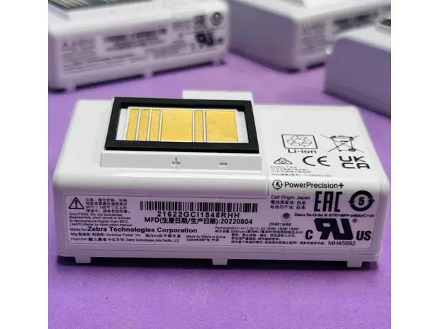 Alt view image 3 of 3 - BTRY-MPP-34MAHC1-01 Healthcare Smart Battery for Zebra ZQ610 HC ZQ620 HC ZQ610 Plus-HC ZQ620 Plus-HC QLn220 HC QLn320 HC 3250 mAh Li-Ion