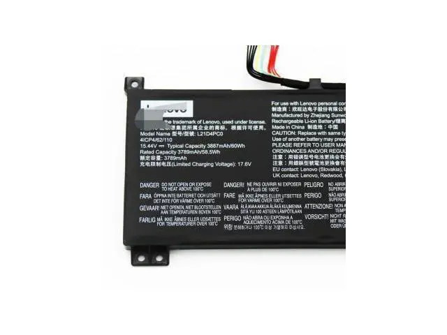 Alt view image 2 of 3 - 60WH L21M4PC0 battery for Lenovo IdeaPad Gaming 3 15IAH7 15ARH7