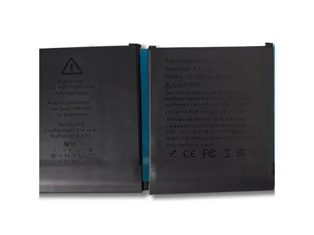 Alt view image 5 of 6 - OEM 99.8Wh 11.36V 8790mAh Li-ion Battery for Apple MacBook Pro 16" A2113 A2141 2019 2020 Compatible with 610-00533 EMC 3347 MacBookPro16,1/16,4 Grade A Cells 1 Year Warranty