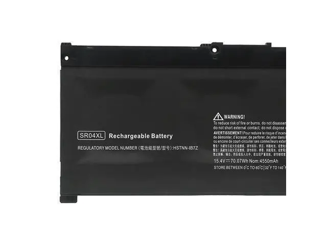 Alt view image 2 of 4 - 70.07Wh SR04XL battery for HP Omen 15 2018 15-dc0xxx 15-dc0000 15-dc1xxx 3KS71PA