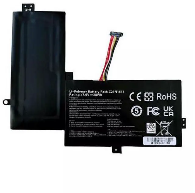 Main image of New C21N1518 38WH 7.6V Replacement Battery for VivoBook Flip TP501UB Laptop