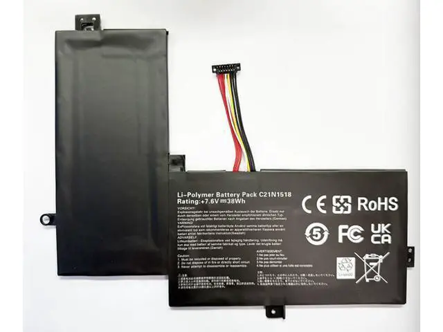 Alt view image 4 of 6 - New C21N1518 38WH 7.6V Replacement Battery for VivoBook Flip TP501UB Laptop