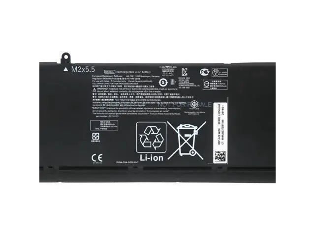 Alt view image 2 of 4 - 72.9Wh DX06XL battery for HP Omen X 2S 15-dg0000nc 15-dg0018TX Premium DX06XL Replacement Battery for HP Omen X 2S 15-DG Series -L32749-005 HSTNN-DB9B L32701-2C1 L32749-005