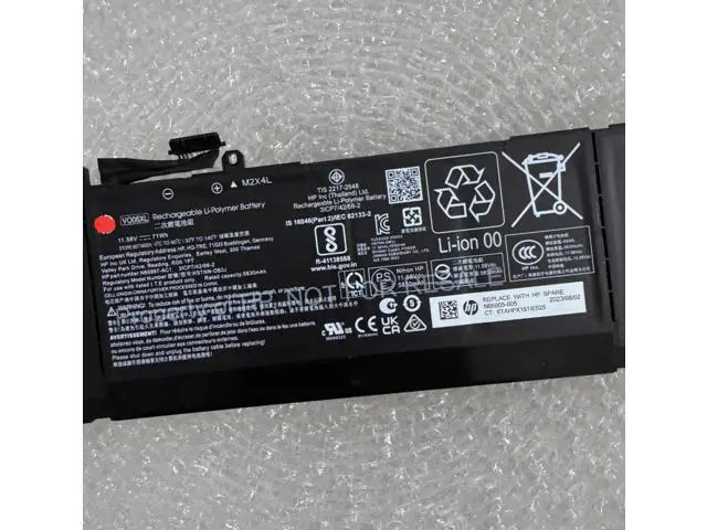 Alt view image 5 of 6 - VO06XL 71Wh Battery Replacement for HP OMEN Transcend Gaming Laptop 14t-fb000/14-fb0097nr - 11.58V 5830mAh, Compatible with N66005-005 HSTNN-QB3J