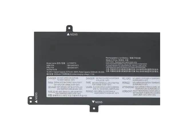 Alt view image 2 of 4 - 86WH L21M4P74 battery for Lenovo ThinkPad P16s T16 1st generation2022