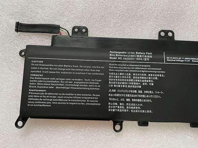 Alt view image 2 of 3 - Premium PA5353U-1BRS Replacement Battery for Toshiba Dynabook Tecra X50 X50-F Series - 48Wh High Performance (11.4V Li-ion)