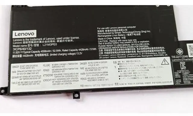 Alt view image 2 of 3 - 52.5WH L21M3PE0 battery for Lenovo IdeaPad Flex 5 16ALC7 Laptop