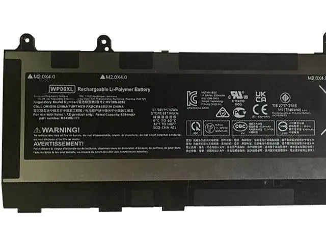 Alt view image 2 of 6 - 76WH WP06XL battery for HP ZBook Firefly 16 G10 Mobile Workstation