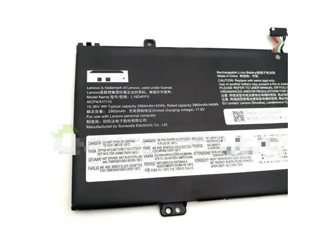 Alt view image 2 of 3 - New L18D4PF0 L18C4PF0 L18M4PF0 Battery for Lenovo ThinkBook 13s-IWL 14s