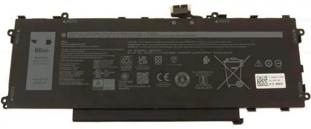 Main image of New 60Wh GT6TK Laptop Battery for Dell Latitude 9440 2-in-1 9450 2-in-1 MWK05 K2CPY