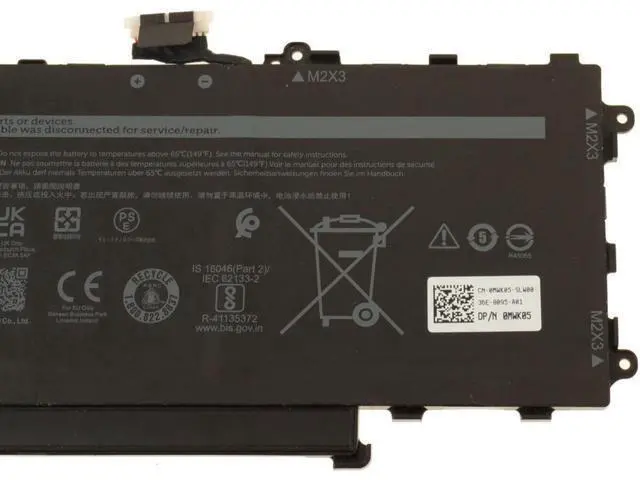 Alt view image 2 of 6 - New 60Wh GT6TK Laptop Battery for Dell Latitude 9440 2-in-1 9450 2-in-1 MWK05 K2CPY