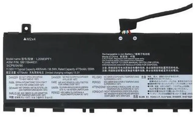 Main image of 56.5WH L20D3PF0 battery for Lenovo IdeaPad 5 Pro 14ACN6 14ITL6