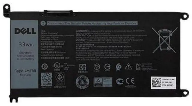 Main image of 33WH 7MTOR battery for DELL Battery Chromebook 3400 5488 5493
