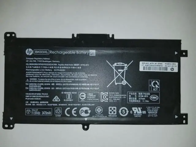Main image of 41.7Wh BK03XL battery for HP Pavilion X360 14-BA000