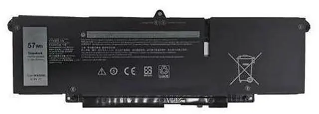 Main image of WW8N8 Battery for Dell Latitude 7340 7350 7440 7450 7640 7650 | 57Wh 11.4V | Replaces FH97R, 0HYH8, 0CTJJ6 | 2ICP6/65/78 | Business Laptop Series