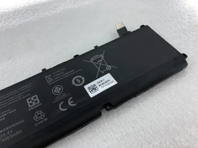 Alt view image 2 of 3 - Genuine RC30-0370 15.4V 61.6Wh 4003mAh 4-Cell Li-ion Polymer Battery for Razer Blade 14 2021 2022 Compatible with RZ09-0368 RZ09-0370
