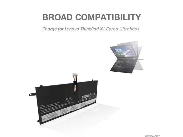 Alt view image 2 of 6 - NEW Battery 45N1070 45N1071 For Lenovo ThinkPad X1 Carbon 3444 ThinkPad X1C