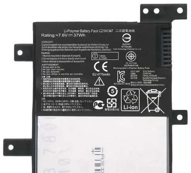 Main image of 37Wh C21N1347 for Asus X554L X555L X555LB X555LN X555 X555LD X