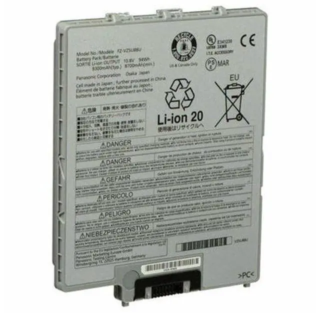 Main image of FZ-VZSU88U 94Wh Replacement Battery for Panasonic Toughbook G1/Toughpad FZ-G1 - 10.8V 9300mAh Li-ion - 18.5 Hour Runtime - 9-Cell Long-Life Battery