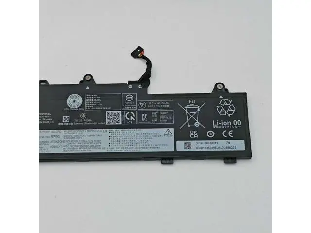 Alt view image 2 of 3 - L23M3P70 Battery for Lenovo ThinkPad L16 Gen 1 & L14 Gen 5 | 46.5Wh 3-Cell | Replaces 5B11H56393, SB11H56294, L23D3P70 | 11.31V | Type 21L1-21L8 Series