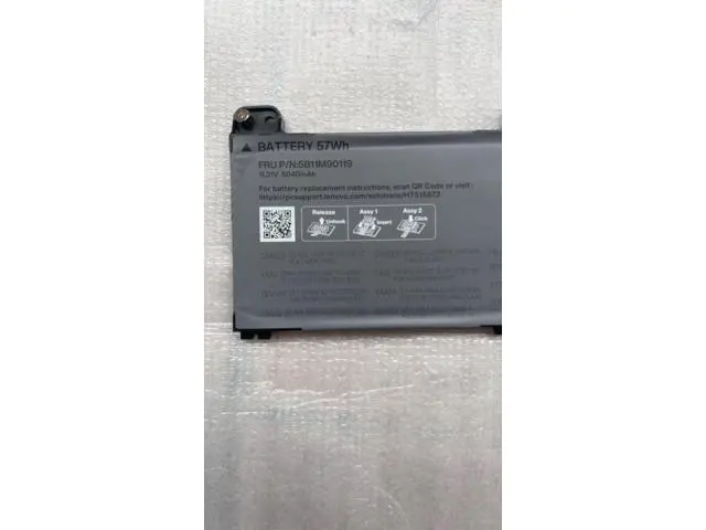Alt view image 3 of 3 - L24D3P78 Battery for Lenovo ThinkPad P14s Gen 6 / P16s Gen 4 | 57Wh 11.31V | Replaces SB11M89920, 5B11M90119 | 3ICP6/54/90 | Mobile Workstation