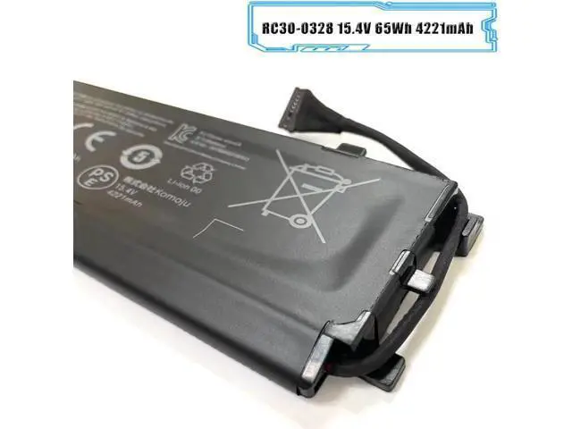 Alt view image 3 of 6 - RC30-0328 Laptop Battery Compatible with Razer Blade 15 2020 RZ09-0328 RZ09-03304x RZ09-03305x RZ09-0330x 15.4V 65Wh 4221mAh