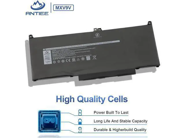 Alt view image 6 of 7 - MXV9V 60Wh Laptop Battery for Dell Latitude 5300 5310 7300 7400 E5300 E5310 E7300 E7400 Latitude 5300 5310 2-in-1, inspiron 7300 7306 2-in-1 Black, P96G P96G001 P97G P99G P100G Series 5VC2M 0829MX