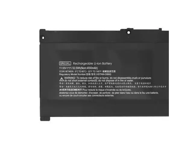 Alt view image 2 of 3 - SR03XL 52.5Wh Battery for HP Omen 15-CE0XX/DC0XX, Pavilion 15-CB0XX/CX0XX - Replaces 917724-855, HSTNN-DB7W, L08855-855 (11.55V Li-ion) SR04XL L08855-856