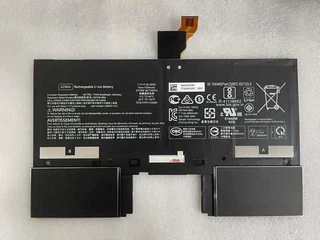 Main image of 54.28WH GZ06XL battery for HP Spectre Folio 13 L08543-1C1