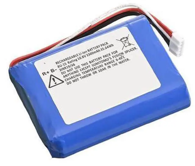 Main image of BU-15 Replacement Battery for Sumitomo T-400S / T400S OTDR Fusion Splicer - 10.8V 35.64Wh (3300mAh) Li-ion