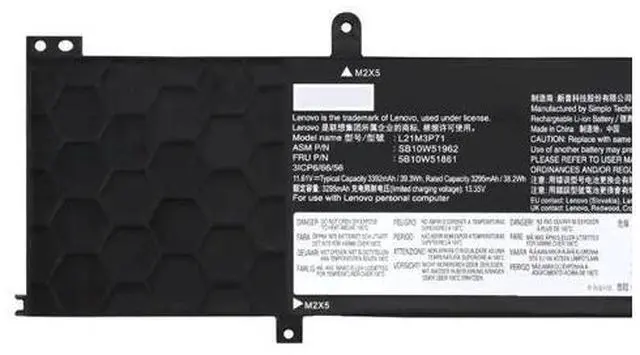 Main image of 39WH L21M3P71 battery for Lenovo ThinkPad T14 P14s 3rd Gen 2022 Series