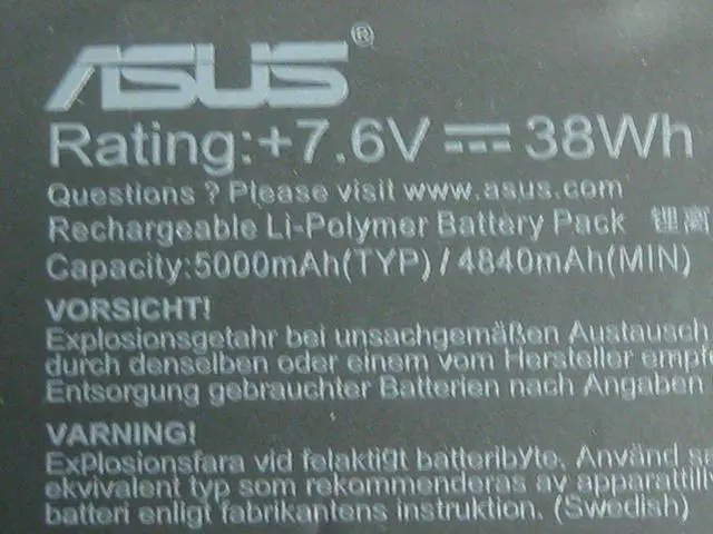 Alt view image 2 of 4 - New 38Wh C21N1530 Battery for ASUS Chromebook C202 C202SA C202SA-2A Series 7.6V