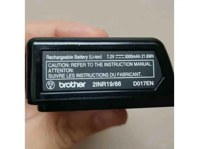 Alt view image 3 of 6 - PA-BT-006 7.2V 3000mAh 21.6Wh Li-ion Battery for Brother RuggedJet RJ4200 RJ3200 Mobile Printer Replaces PABT006 Grade A Cells