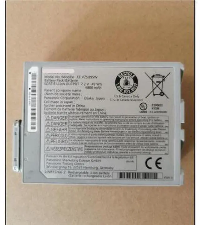 Main image of FZ-VZSU95R FZ-VZSU95W 7.2V 49Wh 3-Cell Li-ion Battery for Panasonic FZ-M1 TOUGHPAD Grade A Cells