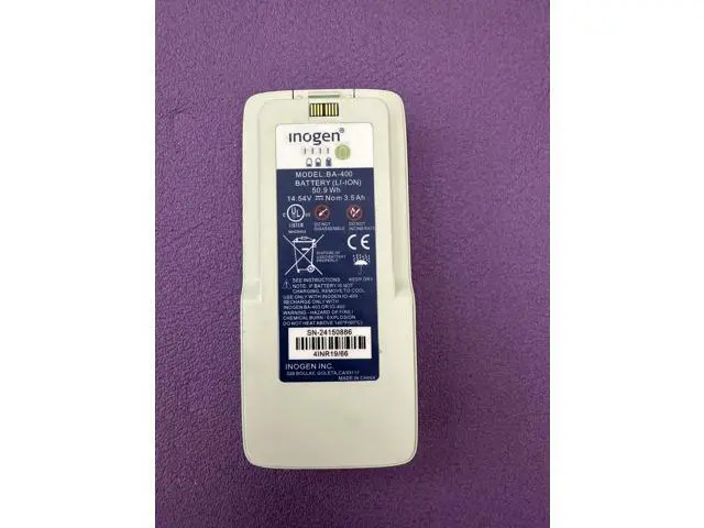 Alt view image 5 of 6 - Inogen G4 & OxyGo FIT BA-400 Battery 14.54V 3.5Ah - 1400-2020-4 Replacement for Portable Oxygen Concentrator - Long-Lasting Power Pack