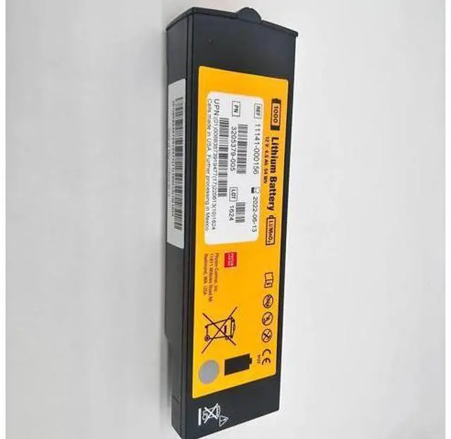 Main image of Physio-Control Lifepak 1000 AED Battery OEM 3205379-006 11141-000156 12V 4.5A 54Wh LiMnO2 Full Charge Replacement Battery with 2028 Expiration Date