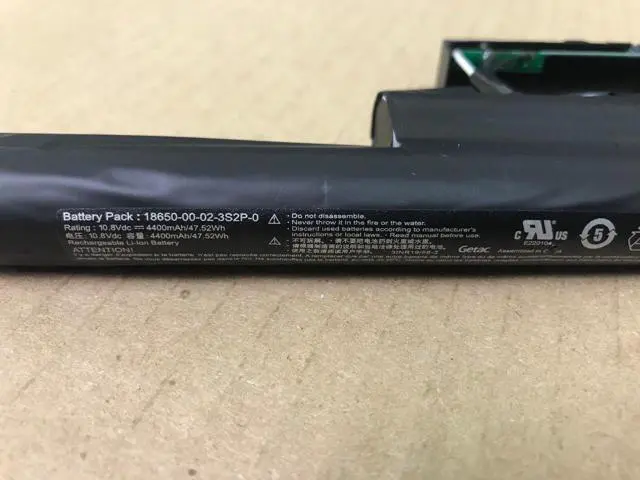 Alt view image 3 of 4 - 47.52Wh 18650-02-04-3S2P-1 Battery for Fangbook HX6 18650-00-02-3S2P-0 Series
