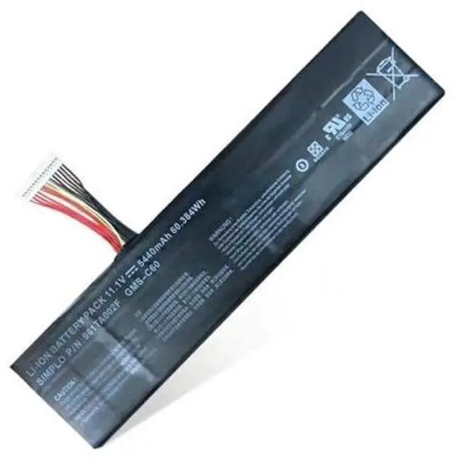 Main image of 11.1V 60.384Wh 5440mAh GMS-C60 Replacement Laptop Battery for Battery Razer Blade R2 17.3 Inch 961TA002F Series