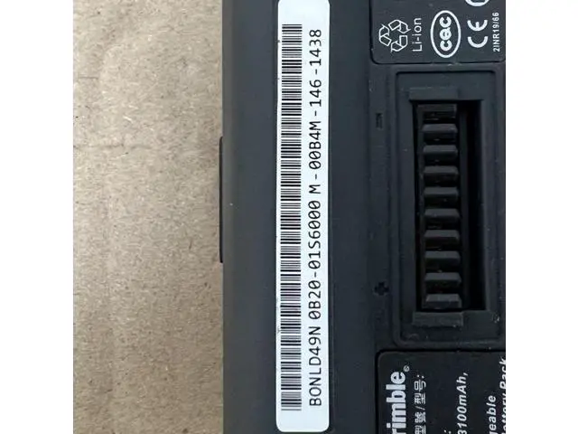 Alt view image 3 of 3 - 121300 121320 Battery for Trimble TSC7 T7 Controller and Spectra Ranger 7 - 7.27V 3150mAh Li-ion Battery Pack