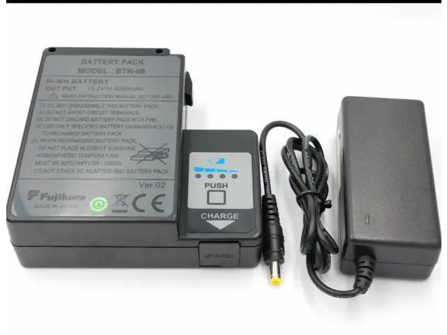 Alt view image 2 of 3 - BTR-08 Battery & Charger for Fujikura FSM-60S 18S 60R Fusion Splicer - 13.2V 7800mAh Li-ion